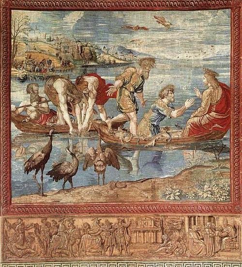 RAFFAELLO Sanzio The Miraculous Draught of Fishes